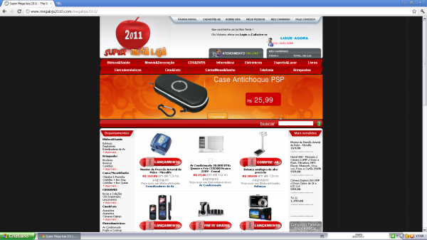 Script Mega Loja Virtual Azul